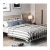 Import Strong headboard queen size farmhouse double metal bed from China
