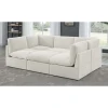 Stunning Commix 6-Piece Modern Fabric Overstuffed Sectional Sofa Set In Light Beige Multi Seaters  Modular Living Room Sofa