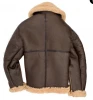Stylish wholesale custom mens Cropped faux shearling leather biker jackets  pakistan leather jacket men leather jacket 2020