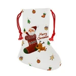 Sublimation Blank Christmas Decoration DIY Christmas Linen Stocking