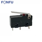 subminiature 3-pin limit switch contact button micro switch 5a125v