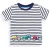 Import Summer fashion o-neck short sleeve toddler embroidery 100% cotton baby boys or girls applique t shirt from China