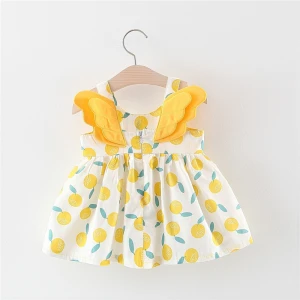Summer New Design Beauty Lace Children Dress Sleeveless Casual Girls Baby Dresses