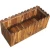 Import sun exposed durable 100*33*30/40mm wooden flower Pot from China