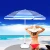 Import Sunshade Outdoor Garden Patio Standard Size Uv Protection Beach Umbrella from China