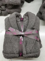 super soft absorbent zero defect micro feather yarn knit fluffy baby kids mens bath robes