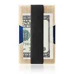 super thin minimalist aluminum RFID cardholder , credit card holder metal money clip