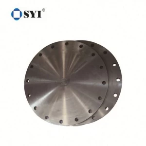 SYI ASME B16.5 F304 8 Holes Forged ASTM Standard Carbon Steel Forged Blind Flange
