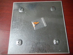 table-top glass message board