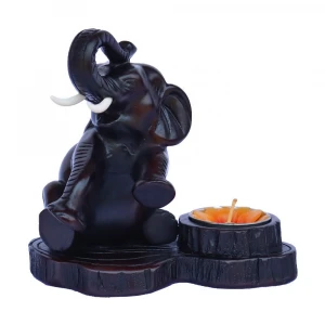 Thai Souvenir Elephant Statue for Candle Holder and Decoration