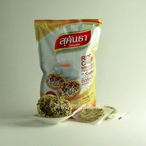 Thai Traditional style rice snack with sesame