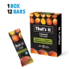 That&#39;s It. Probiotic Mango Fruit Bars -Box of 12 All Natural Gluten Free Healthy Fruit Snacks With Prebiotics
