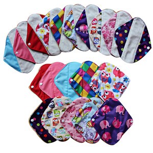 The Best Light Flow Mama Cloth Sanitary Menstrual Pad Reusable And Washable Panty Liner For Women