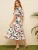 Import The Chiffon Of New Style Of European And American Spring And Summer Spins Big Flower Women Clothing Dresses from China