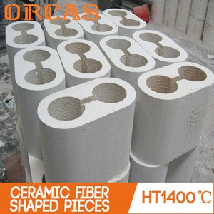 Thermal insulation aluminium silicate 1400 ceramic fiber shaped pieces
