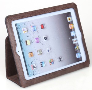 Tiding Premium Cow Hide Protective Computer Case Genuine Leather Tablet Cover
