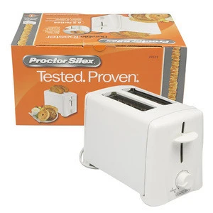 Toaster, 2-Slice White Pack of  2 Pieces