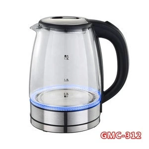 top picks hot sale of 1.8L electric glass water kettle of home appliance overheating protection cheap price OEM