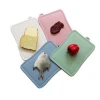 Top quality eco-friendly fish fruit meat vegetable pp plastic camping chopping blocks cutting board set with stand