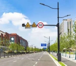 Top Quality Street Light Pole Lamp Post Multifunctional Street Sign Pole