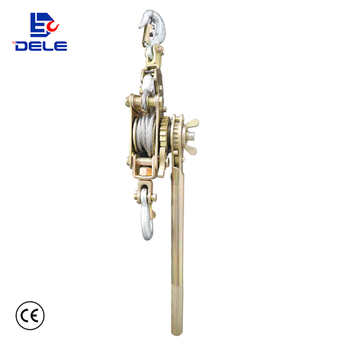 Buy Top Sale 1ton Lever Wire Rope Hoist Hand Puller Ratchet Wire Rope ...
