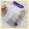 Transparent Plastic Human Personal Fingernail Scrub Toes Care Cleaning Double Sided 2 Pack Nail Brush