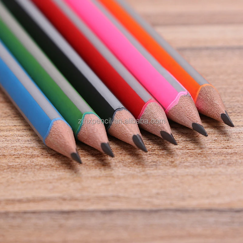 Triangle HB pencils with strip and eraser