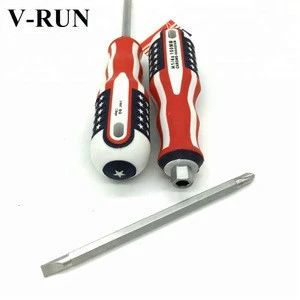 Two Way Use 6*100mm Flat & Phillips Adjustable Magnetic Screwdriver