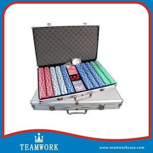 TWPC-12004 2016 new products good quality aluminum chip poker case