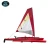 Import U-boat 18 ft High quality plastic sailboat with pedal drive with rudder from China