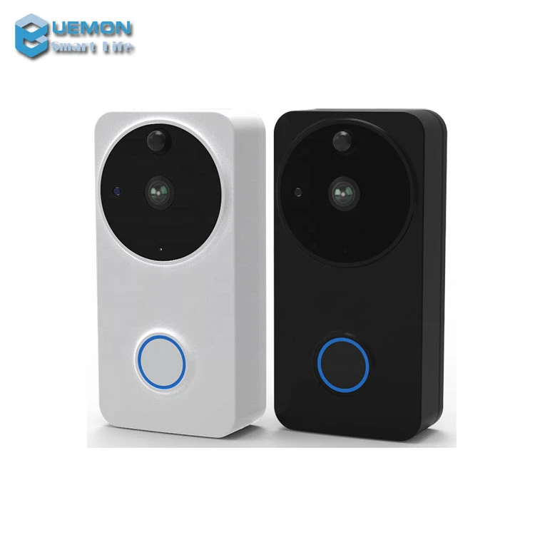 UEMON Wireless Smart Visual Intercom Doorbell Camera 720P Night Vision PIR Motion Detection Wifi Video Doorbell