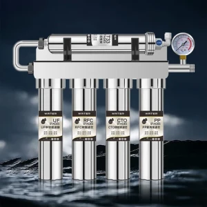 Under Sink Household 5 Stages Stainless Steel UF Water Purifier With Ultra filter Membrane