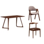 Unique design high quality dining table set in wood