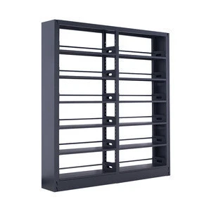 Universal bookcase 6 shelf book display metal rack for sale