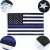 Import USA 3x5 Feet Embroidered With Stars Stitched Stripes Black White And Blue American Police Flag Thin Blue Line American Flag from China