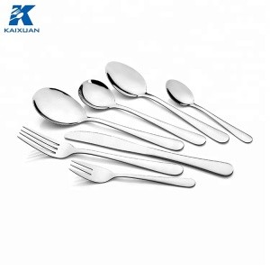 Used Restaurant Stainless Steel spoon and fork knife silverware flatware set