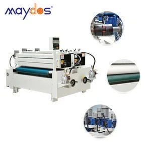 UV double Roller Coater Machine Roll Chemical Coating for furniture