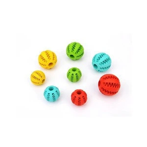 Various color available Mini easy control Pet tooth toy ball for dog and cat