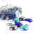 Import Vase Filler 17-19MM Mix Colors Flat Glass Beads Wholesale Flat Clear Marbles Pebbles from China