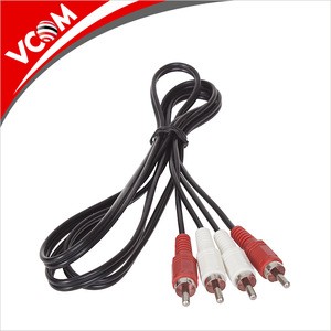 VCOM 1.5m 5ft 2RCA Male to 2RCA Male Audio Video Cable