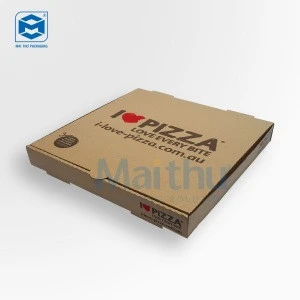 Viet Nam Factory Customized Standard Corrugated Pizza Box with Printing
