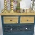 Import Vintage Blue Solid Wooden furniture Antique Style living room Cabinet from China