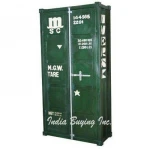 Vintage Container Style Library Bookshelf For School College