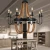 Import Vintage hemp rope lamps hotel bedroom/wedding decoration E14 candle chandeliers from China