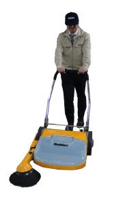 Walk-behind type unique design mini road hand foot sweeper for sale