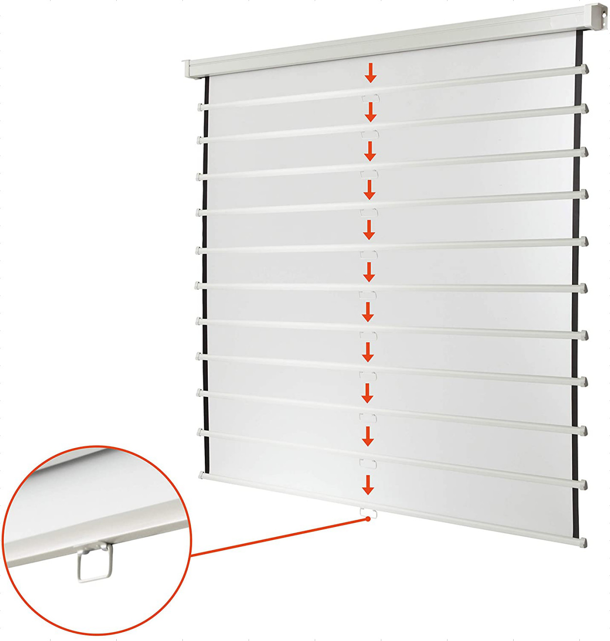 Buy Wall Mounted Matte White Rollers Manual Projection Screen 180x102cm ...