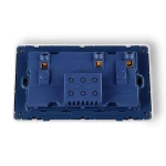 WALL SOCKET USB PLUG DOUBLE POWER OUTLET UK 13 AMP CHARGER 2 GANG ELECTRIC PORT WALL OUTLET SOCKET