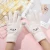 Import Warm and fashionable winter gloves knitted mink touch screen womens all finger gloves knitted printed gloves from China