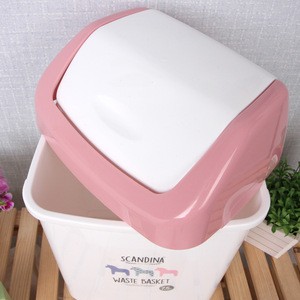 Waste BIN SQUARE Recycle Bin Trash Can for Kitchen house indoor outdoor Simple Design