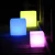 waterproof 16color change rechargeable led cube rgb 10x10x10 / led cube light for bar/cafe/garden/home decoration